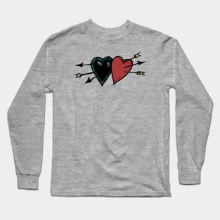 Two of Hearts Long Sleeve T-Shirt